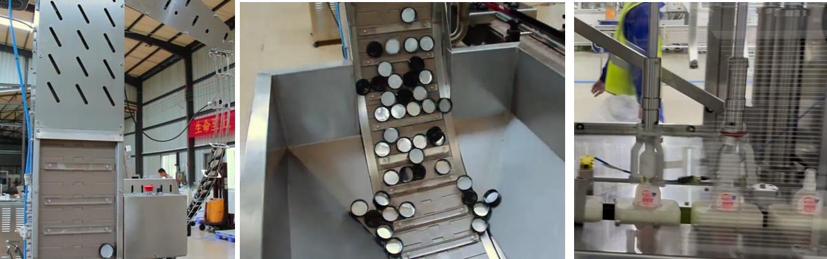 Cap Sorting and Screwing System