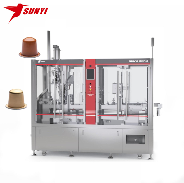 SKP-2 Dual Lane High-Speed Coffee Capsule Filling Sealing Machine