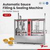 High-Efficiency Automatic Pneumatic Peanut Butter and Glass Filling & Sealing Machine for Businesses