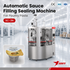 Automatic Rotary Cup Filling Sealing Machine for Poultry Paste 180 CPM High Accuracy SUS304 CE ISO Certified