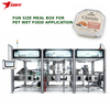 SKP-6 Premade Cup Liquid Filling Packaging Machine For Pet Food And Sauce 