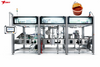 SKP-6 Efficient Preformed Cups Automatic Chili Sauce Filling Sealing Machine