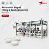 Dairy Yogurt Cup Filling Sealing Machine Hygienic Design With Servo Filling CIP System HEPA Clean Room Technology Factory