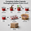 SC-6 Six Lane Coffee Capsule Sealing Machine 300-360 Capsules/Min Servo Auger Nitrogen Flush Manufacturer