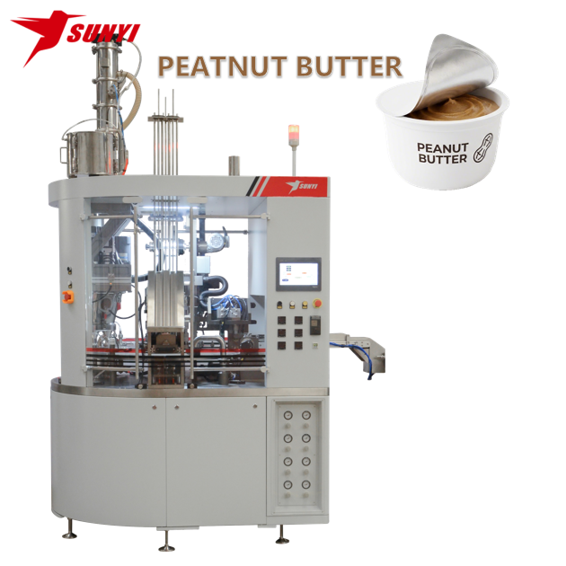 Automatic Organic Peanut Butter Filling and Sealing Machine