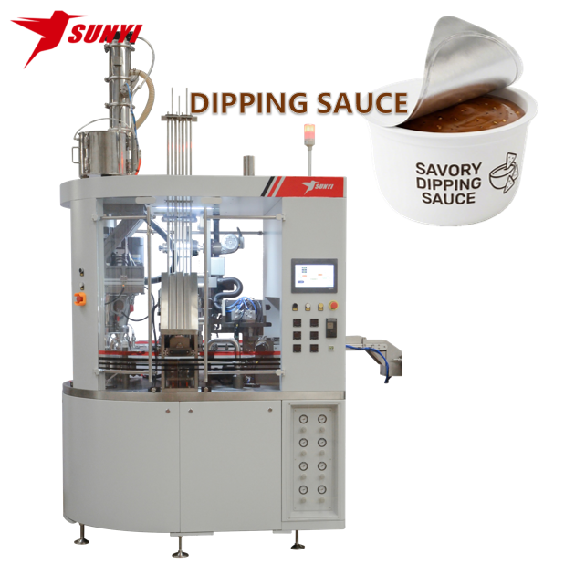 Automatic Airline Catering Portions Filling and Sealing Machine