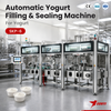 Yogurt Cup Filling Sealing Machine Servo Precision Filling System CIP Cleaning HEPA Hygienic Design for Dairy Manufacturer