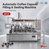 Coffee Capsule Filling Sealing Machine Six Lane Nitrogen Flush SUS304 Food Contact Parts CE ISO9001 Manufacturer