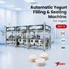 Automatic Yogurt Cup Filling Machine Servo Dosing System With CIP Cleaning HEPA Protection for Dairy Products Manufacturer