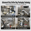 SDP-50 Automatic Drip Coffee Bag Packing Machine 60 Bags/Min Nitrogen Flushing TTO Coding Manufacturer