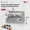 Six Lane Coffee Capsule Sealing Machine 300-360 Capsules/Min SUS304 Servo Filling CE ISO9001 Factory