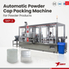 Automatic Powder Cap Filling & Sealing Packaging Machine | High-Speed Dosing & Capping Solution