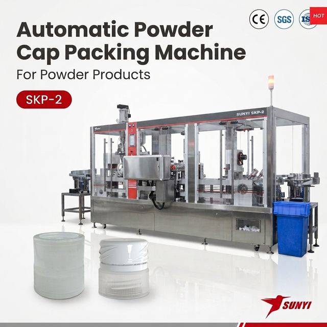 Automatic Powder Cap Filling & Sealing Packaging Machine | High-Speed Dosing & Capping Solution