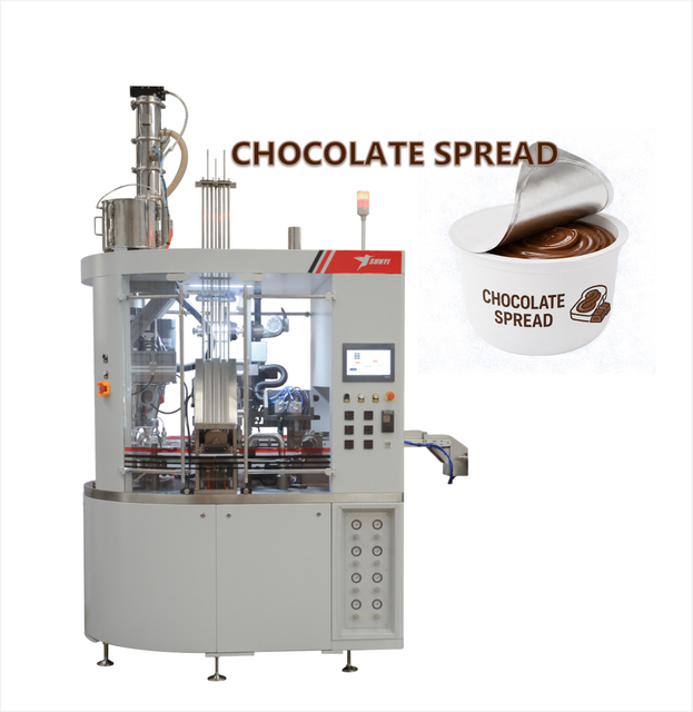Automatic chocolate spread Filling and Sealing Machine