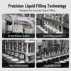 Yogurt Cup Filling Sealing Machine Servo Precision Filling System CIP Cleaning HEPA Hygienic Design for Dairy Manufacturer