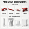 Food Packaging Automatic Cartoner Machine for Coffee Capsule Sachet Pouch Stick Bag Top Loading Box Packing Applications