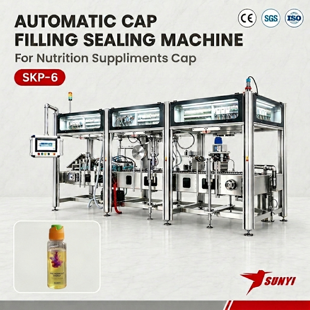 High Speed Nutrition Suppliment Cap Counting & Filling Machine