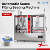 Food Grade Single Serve Cup Filling Machine for Fish Paste in Retail Packaging ISO SGS Certified