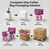 SDP-50 Automatic Drip Coffee Bag Packing Machine 60 Bags/Min Nitrogen Flushing TTO Coding Manufacturer
