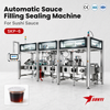 Sushi Sauce Cup Filling And Sealing Machine, 6-Lane SKP-6, 240-270 Cups/Min, 1-350g Filling, CE/SGS/ISO 9001, Manufacturer