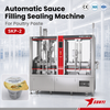 Automatic Cup Filling and Sealing Machine for Poultry Paste 100 CPM High Accuracy SUS304 CE Certified