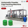 Automatic 38mm Powder Cap Filling & Sealing Packaging Machine | High-Speed Dosing & Capping Solution