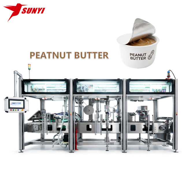 Automatic Peanut Butter Filling and Sealing Machine