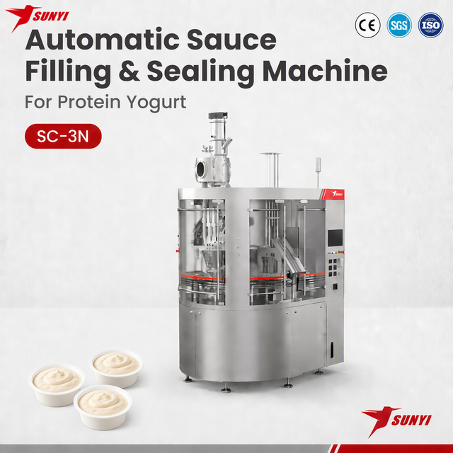 SUNYI High-Speed Pneumatic Automatic Filling Machine for Beverage Yogurt Jam Shampoo & Cosmetic Applications