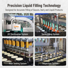 270 CPM 1-350g Cup Filling Sealing Machine for Vegetable Paste with Ceramic Pump CE SGS Stainless Steel Mfg