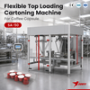 SA-50 Automatic Top Loading Cartoning Machine 20-30 Boxes/Min Flexible Paperboard Cartoner for Coffee Capsule Sachets Packaging