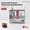 Single-Serve Food Service BBQ Sauce Portion Cup Filler, 2-Lane SKP-2, Servo Dosing, Foil Sealing, Manufacturer